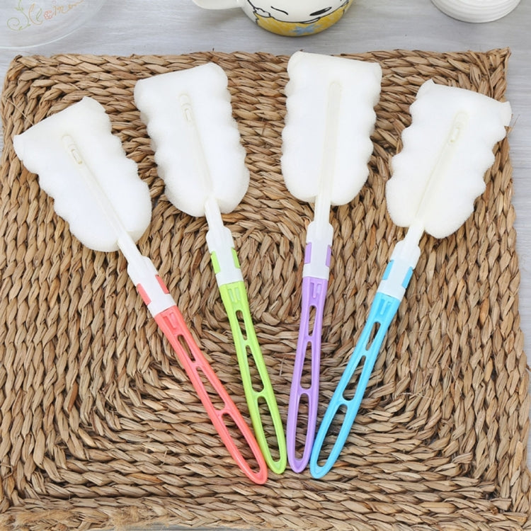 10 Unidades Escovas para Copos com Cabo Removível para Limpeza de Esponja, Escova para Copo de Vidro, Garrafa de Leite / Copo de Café / Copo de Vidro, Tamanho: 25,5x6cm, Entrega de Cor Aleatória, Escova para Copo