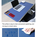Tapete de Mesa para Teclado e Rato em Pele PU Multifuncional para Escritório, Tamanho: 60 x 30cm, Tamanho: 60 x 30cm(Azul Bebé), Tamanho: 60 x 30cm(Abricó), Tamanho: 60 x 30cm(Preto), Tamanho: 60 x 30cm(Rosa), Tamanho: 60 x 30cm(Verde)