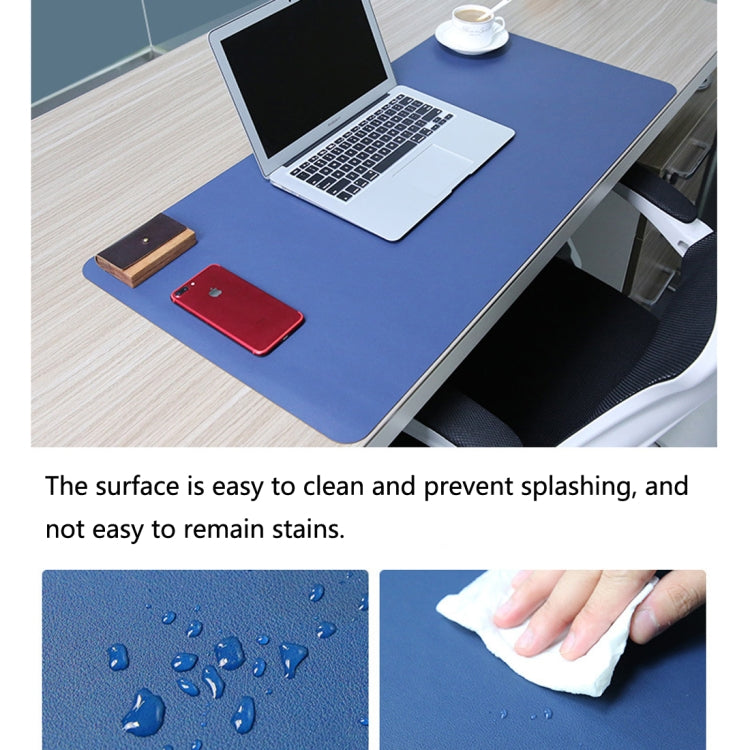 Tapete de Mesa para Teclado e Rato em Pele PU Multifuncional para Escritório, Tamanho: 60 x 30cm, Tamanho: 60 x 30cm(Azul Bebé), Tamanho: 60 x 30cm(Abricó), Tamanho: 60 x 30cm(Preto), Tamanho: 60 x 30cm(Rosa), Tamanho: 60 x 30cm(Verde)