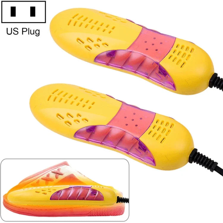 Secador e Aquecedor de Sapatos Multifuncional Doméstico com Desumidificação, Desodorização e Iluminação, Ficha US, Ficha US