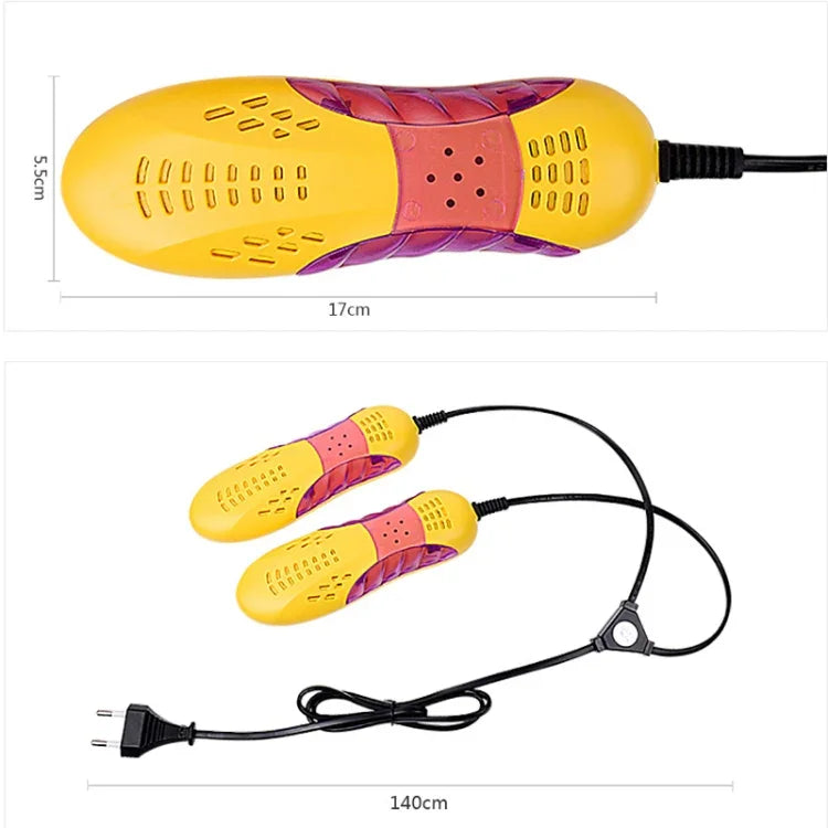 Secador e Aquecedor de Sapatos Multifuncional Doméstico com Desumidificação, Desodorização e Iluminação, Ficha US, Ficha US