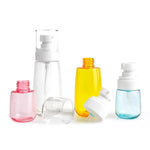 5 PCS Frascos de Plástico para Viagem, à Prova de Fugas, Acessórios Portáteis para Viagem, Frascos Pequenos, 60ml, 60ml