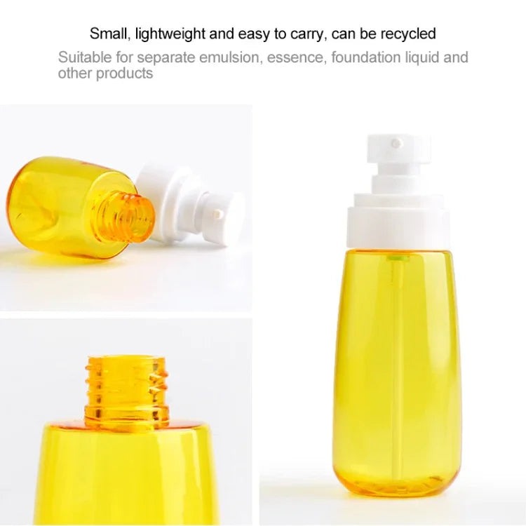 5 PCS Frascos de Plástico para Viagem, à Prova de Fugas, Acessórios Portáteis para Viagem, Frascos Pequenos, 60ml, 60ml