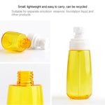 5 PCS Frascos de Plástico para Viagem à Prova de Fugas, Acessórios Portáteis para Viagem, Frascos Pequenos, 80ml, 80ml