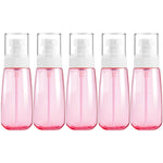 5 PCS Frascos de Plástico para Viagem à Prova de Fugas, Acessórios Portáteis para Viagem, Frascos Pequenos, 100ml, 100ml
