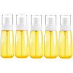 5 PCS Frascos de Plástico para Viagem à Prova de Fugas, Acessórios Portáteis para Viagem, Frascos Pequenos, 100ml, 100ml