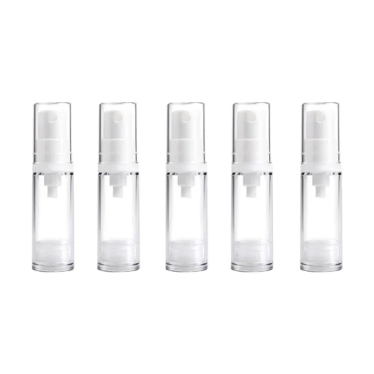 5 PCS Frascos de Bomba a Vácuo Portáteis Airless Frascos de Spray de Perfume com Névoa Fina, 5ml, 5ml