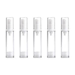 5 PCS Frascos Portáteis de Bomba a Vácuo Airless para Perfume com Névoa Fina, 10ml, 10ml