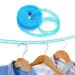 Cordas para Varal à Prova de Vento para Uso Exterior e Interior, Viagens, Camping e Secagem de Roupa, Comprimento: 5m, 1333 Comprimento: 5m