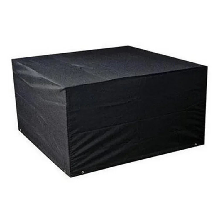 Capa Protetora Impermeável Anti-UV e Anti-Pó em Tecido Oxford 210D para Mesa e Cadeiras Dobráveis, Capa para Conjunto de Mobiliário de Exterior, Tamanho: 213*132*74cm (Preto), Tamanho: 213*132*74cm