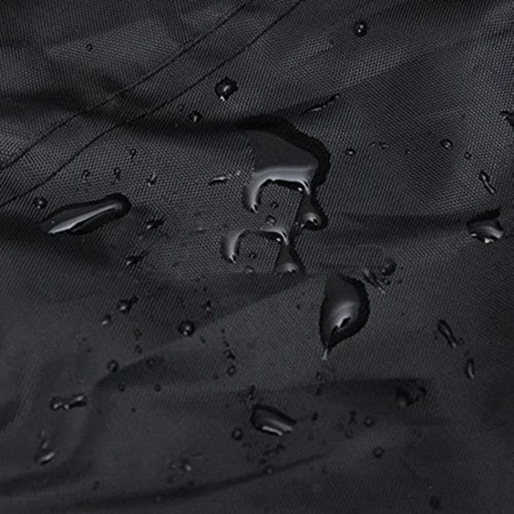 Capa Protetora Dobrável para Conjunto de Móveis de Jardim, Impermeável, Anti-UV e à Prova de Poeira em Tecido Oxford 210D, Tamanho: 242*162*100cm (Preto)