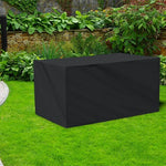 Capa Protetora para Mesa e Cadeiras Dobráveis em Tecido Oxford 210D Resistente a UV, À Prova de Água e Poeira para Conjunto de Mobiliário Exterior, Tamanho: 270*180*89cm (Preto), Tamanho: 270*180*89cm