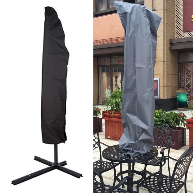 Capa Protetora para Guarda-sol Dobrável de Exterior em Tecido Oxford 210D Anti-UV, Tamanho: 57*48*25cm (Preto)