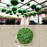 Bola Topiária de Planta Artificial Aglaia Odorata Decoração para Casamento Evento Casa Exterior Ornamento Suspenso, Diâmetro: 8,7 polegadas, 8,7 polegadas