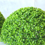 Bola Topiária de Planta Artificial Aglaia Odorata Decoração para Casamento Evento Casa Exterior Ornamento Suspenso, Diâmetro: 8,7 polegadas, 8,7 polegadas