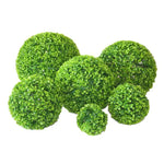 Bola Topiária de Planta Artificial Aglaia Odorata Decoração para Casamento Evento Casa Exterior Ornamento Suspenso, Diâmetro: 8,7 polegadas, 8,7 polegadas
