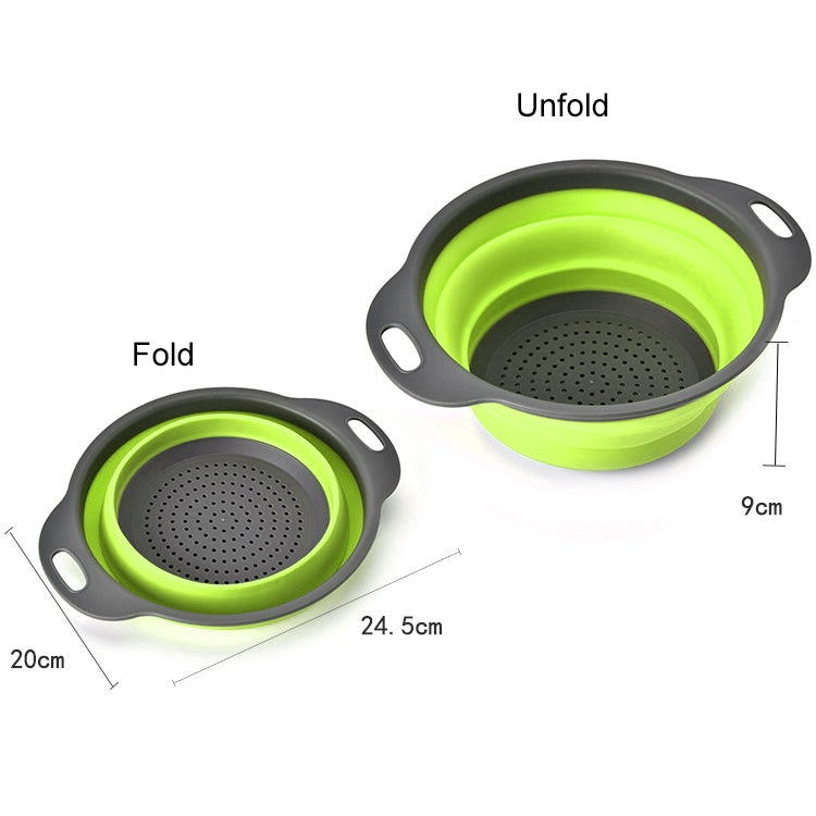 Cesto organizador criativo dobrável para armazenamento de legumes e frutas, S, Tamanho: 24,5*20*9cm, Tamanho: S