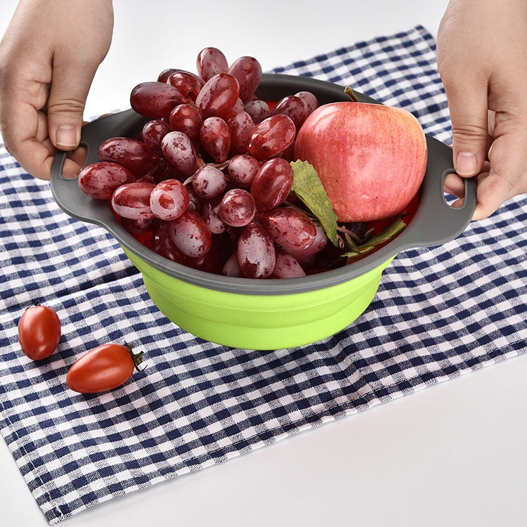Cesto organizador criativo dobrável para armazenamento de legumes e frutas, S, Tamanho: 24,5*20*9cm, Tamanho: S