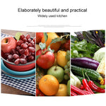 Cesto organizador criativo dobrável para armazenamento de legumes e frutas, S, Tamanho: 24,5*20*9cm, Tamanho: S