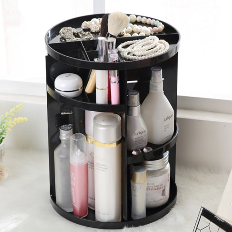 Recipiente Funcional para Cosméticos com Rotação de 360 Graus, Organizador de Maquilhagem, Caixa de Armazenamento Ecológica, Tamanho: 23 x 31cm