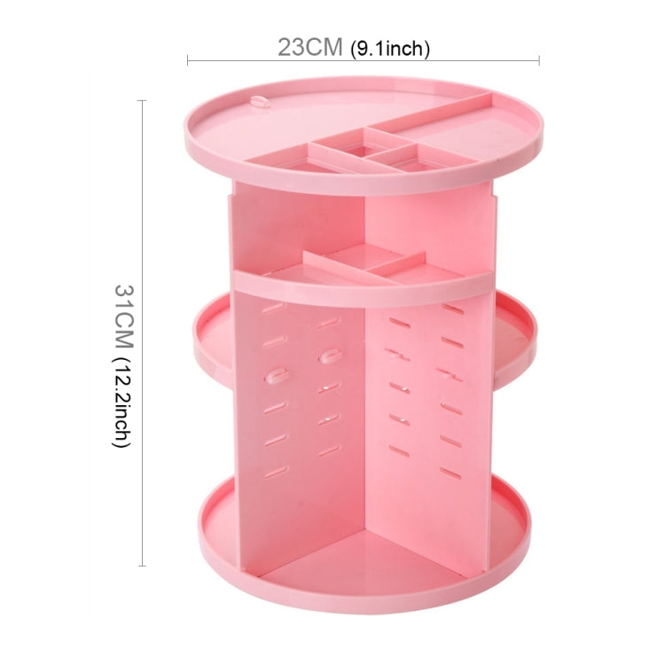 Recipiente Funcional para Cosméticos com Rotação de 360 Graus, Organizador de Maquilhagem, Caixa de Armazenamento Ecológica, Tamanho: 23 x 31cm