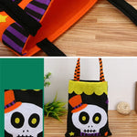 Saco Quadrado Criativo para Doces de Halloween em Estilo Cartoon para Crianças, Entrega de Estilo Aleatório, Saco para Doces Cartoon