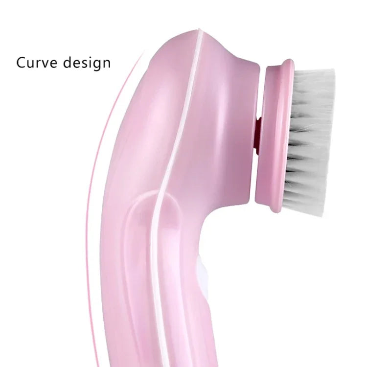 Instrumento de Beleza Facial de Limpeza Eletrónica USB 1.2W, Escova de Limpeza Facial para Poros, Nariz e Cravos, 6 em 1