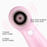 Instrumento de Beleza Facial de Limpeza Eletrónica USB 1.2W, Escova de Limpeza Facial para Poros, Nariz e Cravos, 6 em 1