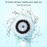 Instrumento de Beleza Facial de Limpeza Eletrónica USB 1.2W, Escova de Limpeza Facial para Poros, Nariz e Cravos, 6 em 1