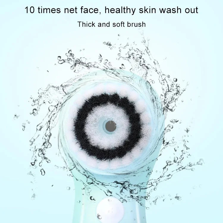 Instrumento de Beleza Facial de Limpeza Eletrónica USB 1.2W, Escova de Limpeza Facial para Poros, Nariz e Cravos, 6 em 1