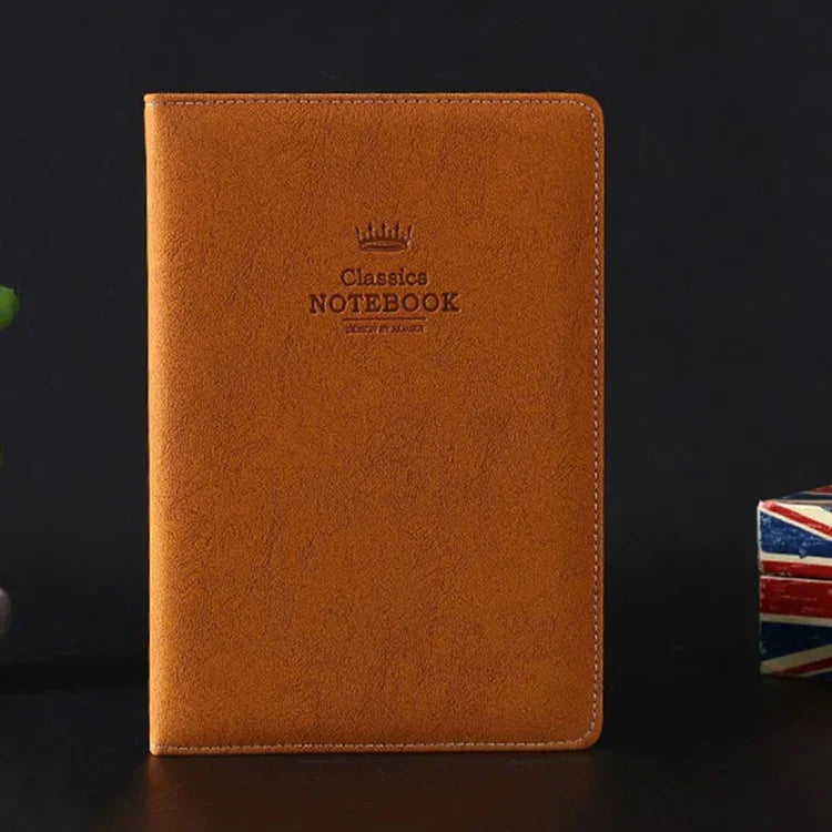 Caderno com Capa Suave de Couro A5100, 5100 Páginas, Caderno com Capa Suave de Couro, Bloco de Notas de Bolso