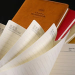 Caderno com Capa Suave de Couro A5100, 5100 Páginas, Caderno com Capa Suave de Couro, Bloco de Notas de Bolso
