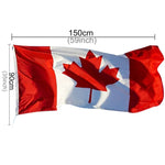 Bandeira do Canadá em Material Poliéster, Tamanho: 150*90cm, Bandeira do Canadá