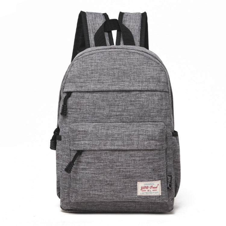 Mochila de Ombro Universal Multifuncional em Lona para Computador Portátil para Estudantes de 13-15 polegadas, Tamanho: 36x25x10cm