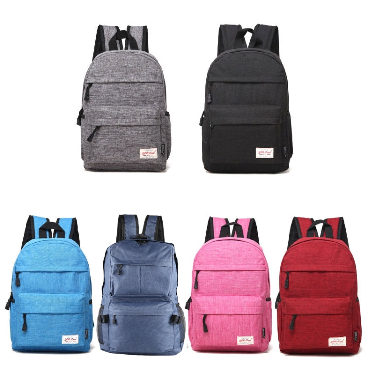 Mochila de Ombro Universal Multifuncional em Lona para Computador Portátil para Estudantes de 13-15 polegadas, Tamanho: 36x25x10cm