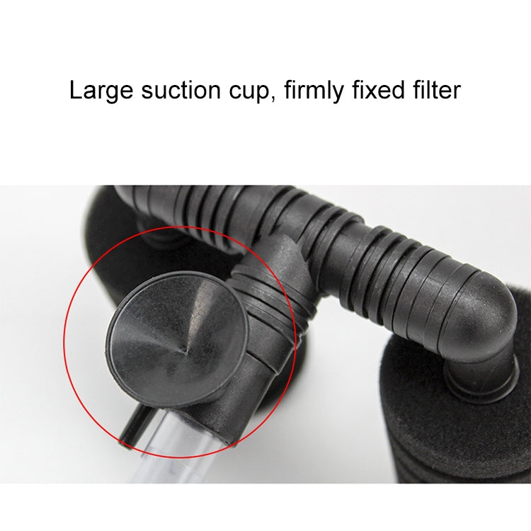 Filtro de Algodão Bioquímico Pneumático Mini de Dupla Cabeça para Aquário Montado na Parede, HC7149A, HC7149B, HC7149C, HC7149D
