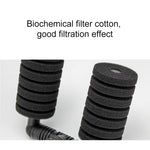 Filtro de Algodão Bioquímico Pneumático Mini de Dupla Cabeça para Aquário Montado na Parede, HC7149A, HC7149B, HC7149C, HC7149D