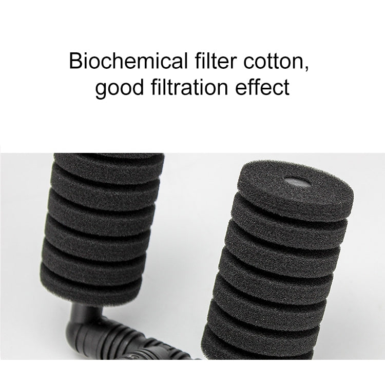 Filtro de Algodão Bioquímico Pneumático Mini de Dupla Cabeça para Aquário Montado na Parede, HC7149A, HC7149B, HC7149C, HC7149D