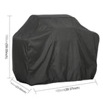 Saco protetor quadrado para churrasco à prova de água, poeira e UV exterior em tecido Oxford 210D, para grelhador a carvão, Tamanho: 100x60x150cm, Tamanho: 100x60x150cm