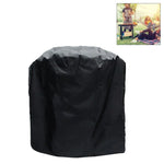 Saco protetor cilíndrico para churrasco à prova de água, poeira e UV exterior em tecido Oxford 210D, para grelhador a carvão, Tamanho: 71x73cm, Tamanho: 71x73cm