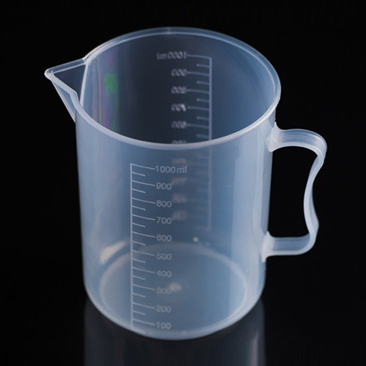 Frasco de Plástico PP de Secção Fina de 1000ml, Copo Medidor Digital Cilíndrico com Escala, Ferramentas de Laboratório