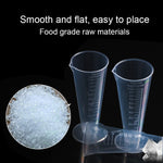 10 PCS Frascos de Plástico PP Grau Alimentar 100ml, Copo Medidor Digital em Forma de Cone, Escala de Medição Cilíndrica, Vidro de Laboratório, Ferramentas de Laboratório, 100ml