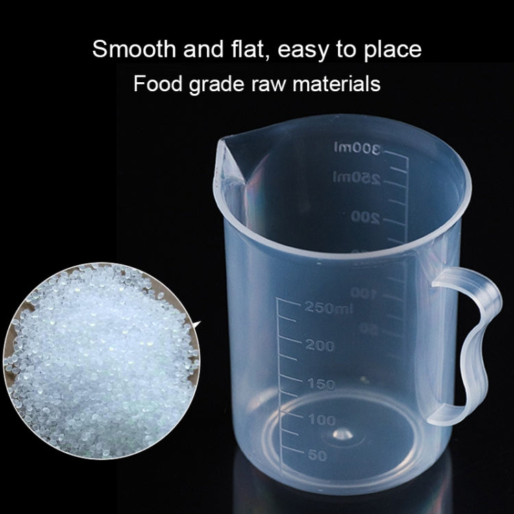 10 Frascos Plásticos PP de Grau Alimentar de 250ml com Tampa, Copo Medidor Digital Cilíndrico, Ferramentas de Laboratório, 250ml