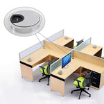 2 Peças de Tampa Redonda para Orifício de Caixa de Fio de Liga de Zinco para Computador de Secretária, Diâmetro do Orifício: 60mm (Bronze Verde), 60mm