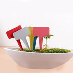 100PCS Floral Label Gardening Label T - type Label Insert Label Potted Label,Random Color Delivery, Plant Label 4