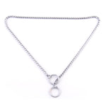 Pet Collars Pet Neck Strap Dog Neckband Snake Chain Dog Chain  Solid  Metal Chain Dog Collar，Length:65cm, 65cm