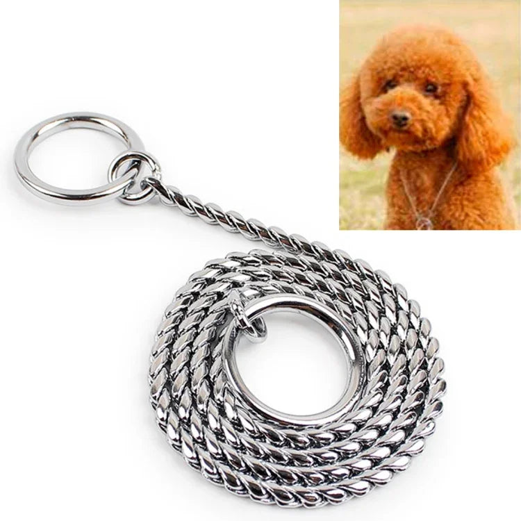Corrente P para Animais 50cm x 3mm Coleiras para Animais Correia de Pescoço para Cão Colar de Cobra Corrente para Cão, 50cm x 3mm