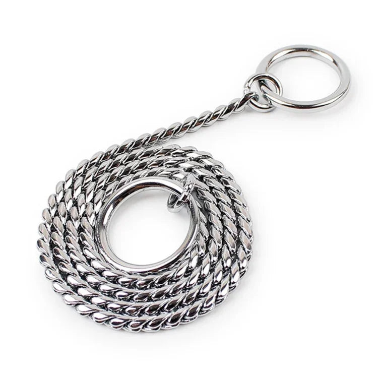 Corrente P para Animais 50cm x 4mm Coleiras para Animais Correia de Pescoço para Cão Colar de Cobra Corrente para Cão, 50cm x 4mm
