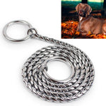 Corrente P para Animais 60cm Coleiras para Animais Correia de Pescoço para Cão Colar de Cobra Corrente para Cão, 60cm