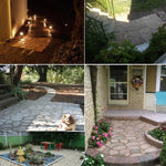 Molde Manual de Concreto para Estrada Molde de Plástico Faça Você Mesmo Molde para Pavimento de Jardim, Molde para Pavimento de Jardim